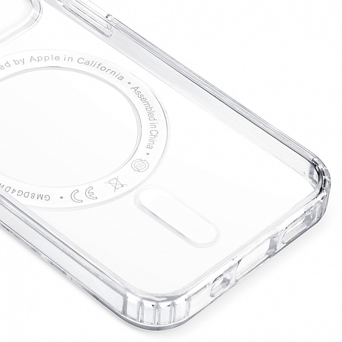 Husa de protectie, Clear Case tip Magsafe compatibil cu iPhone 13 Mini (Transparenta) [8]