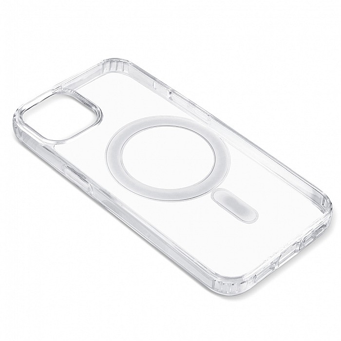Husa de protectie, Clear Case tip Magsafe compatibil cu iPhone 13 (Transparenta) [4]