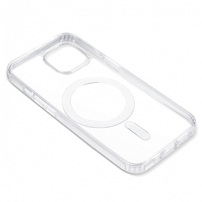 Husa de protectie, Clear Case tip Magsafe compatibil cu iPhone 13 (Transparenta) [5]