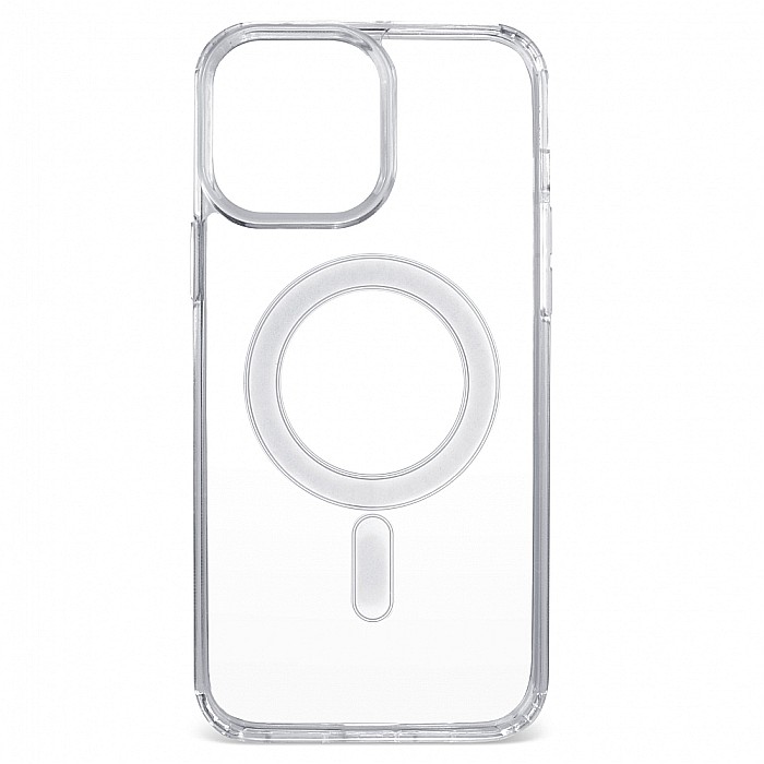 Husa de protectie, Clear Case tip Magsafe compatibil cu iPhone 13 Pro Max (Transparenta) [2]