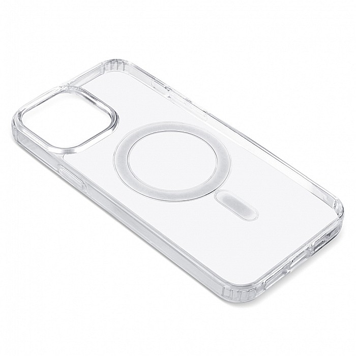 Husa de protectie, Clear Case tip Magsafe compatibil cu iPhone 13 Pro Max (Transparenta) [4]