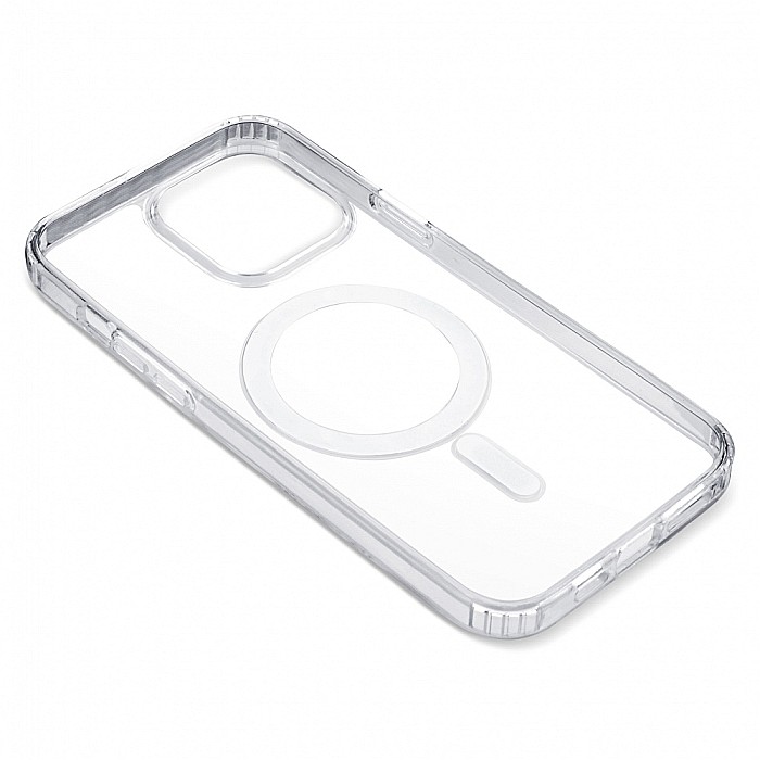 Husa de protectie, Clear Case tip Magsafe compatibil cu iPhone 13 Pro Max (Transparenta) [5]