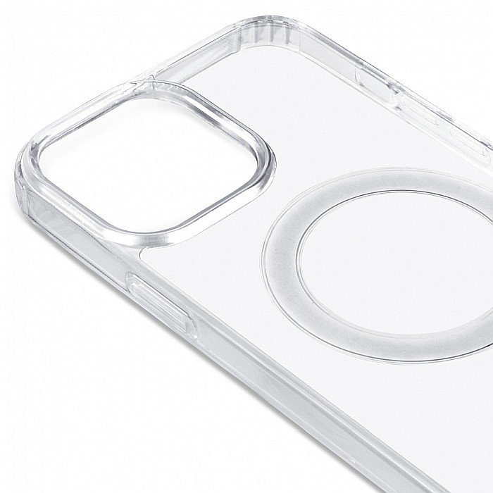 Husa de protectie, Clear Case tip Magsafe compatibil cu iPhone 13 Pro Max (Transparenta) [6]