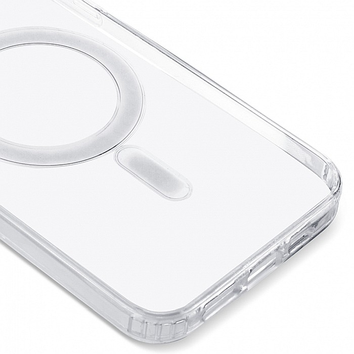 Husa de protectie, Clear Case tip Magsafe compatibil cu iPhone 13 Pro Max (Transparenta) [7]