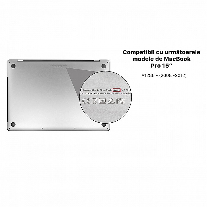 Carcasa de protectie pentru MacBook Pro 15 inch A1286 - Multicolor Mat [4]