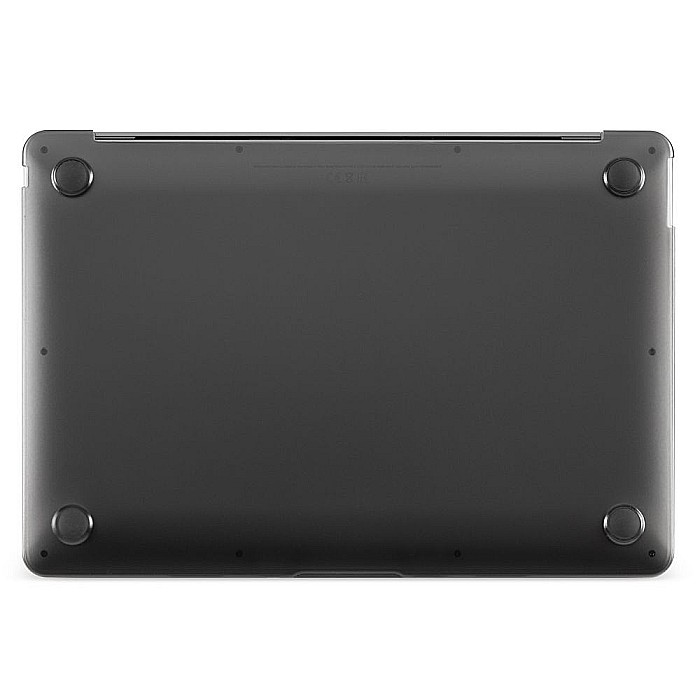 Carcasa de protectie pentru MacBook Pro 13-inch A1706, A1708, A1989, A2159, A2251, A2289, A2338 - Negru Soft Transparent [5]