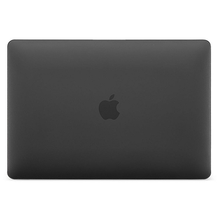 Carcasa de protectie pentru MacBook Pro 13-inch A1706, A1708, A1989, A2159, A2251, A2289, A2338 - Negru Soft Transparent [4]