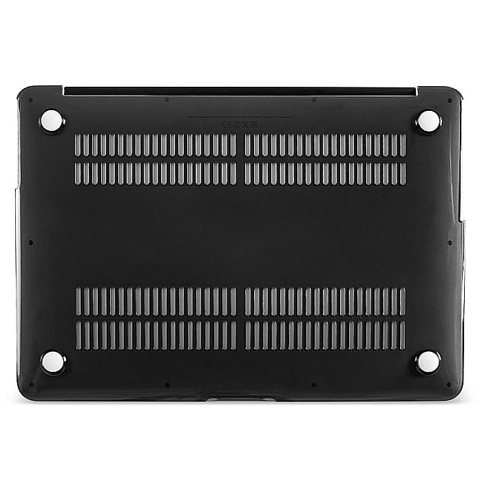 Carcasa de protectie pentru MacBook Air 13-inch A1369, A1466 - Negru Transparent Lucios [5]