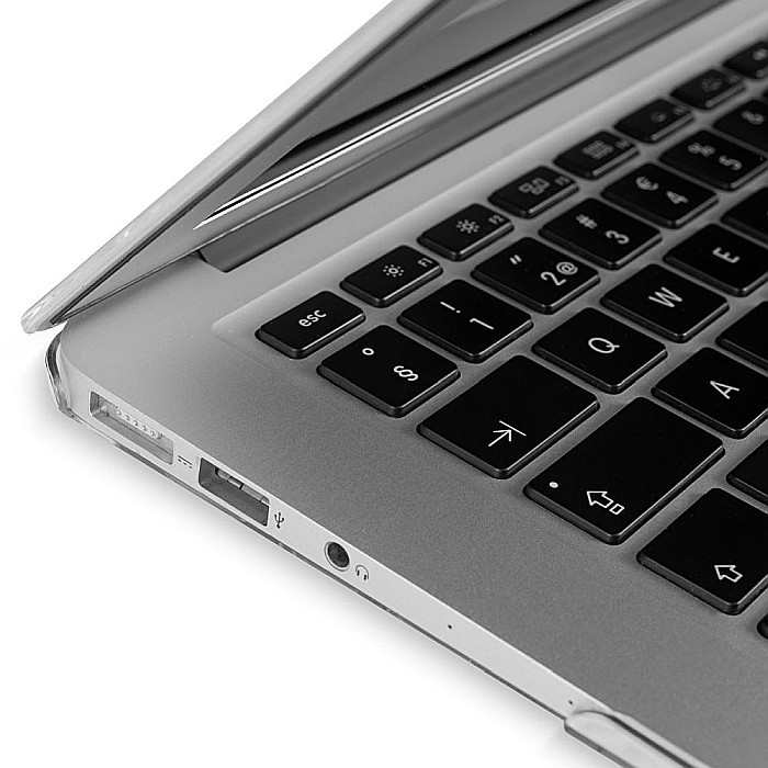 Carcasa de protectie pentru MacBook Air 13-inch A1369, A1466 - Transparent Lucios [6]