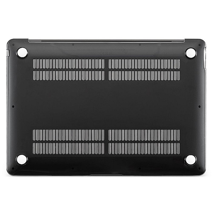 Carcasa de protectie pentru MacBook Pro 13-inch A1706, A1708, A1989, A2159, A2251, A2289, A2338 - Negru Transparent Lucios [5]