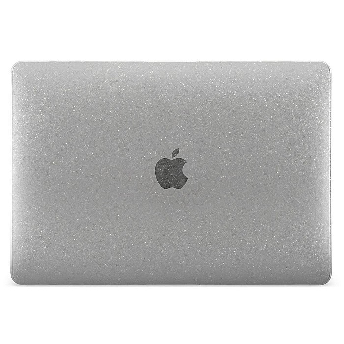 Carcasa de protectie pentru MacBook Pro M1/M2 14-inch A2442, A2779 - Transparent cu sclipici [4]