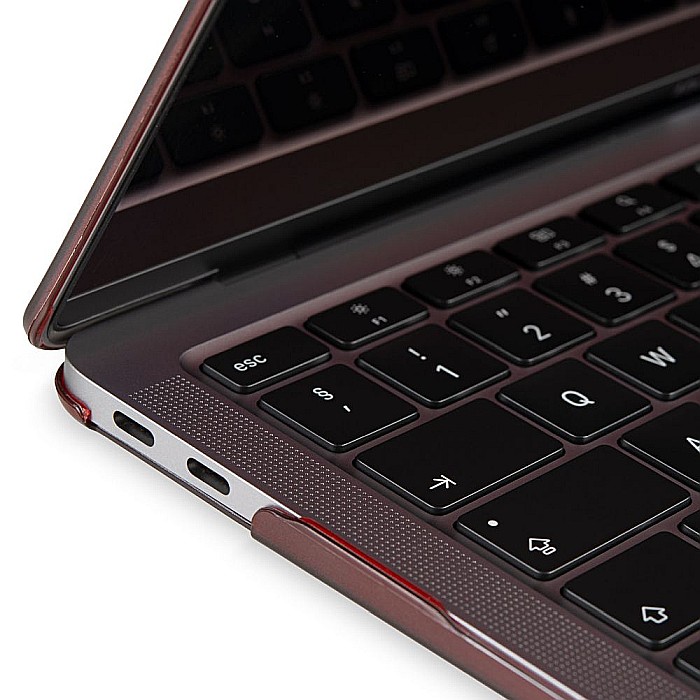 Carcasa de protectie pentru MacBook Pro M1/M2 14-inch A2442, A2779 - Wine Red [6]