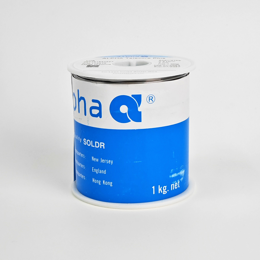Rola fludor 1kg 63Sn/37Pb, 0.81 mm, Flux 2.0%, Alpha Telecore Plus [3]