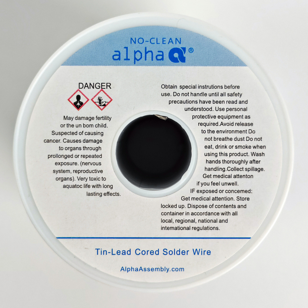 Rola fludor 1kg 63Sn/37Pb, 0.81 mm, Flux 2.0%, Alpha Telecore Plus [6]