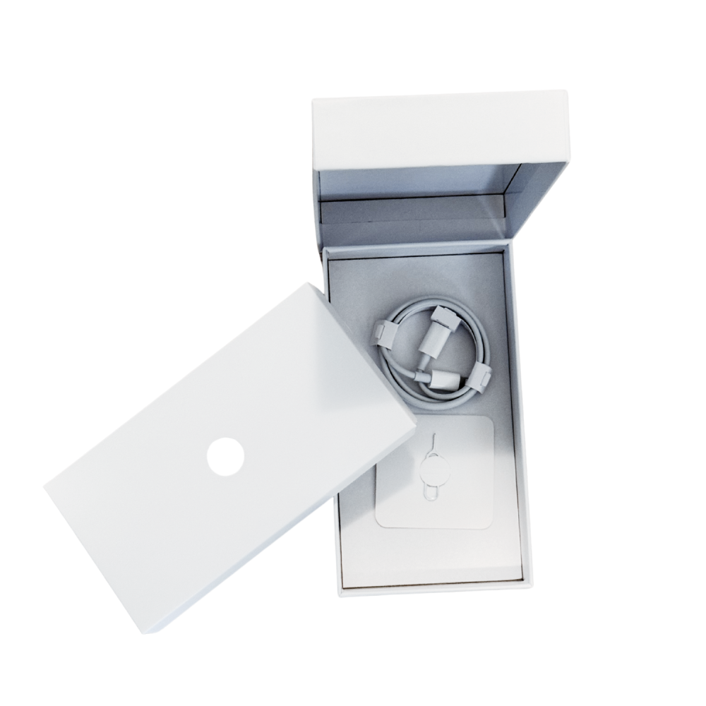 Set 50 bucati cutii albe pentru telefon (iphone sau android) [8]