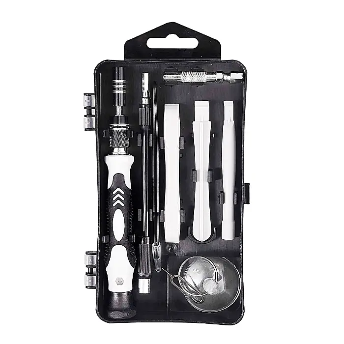Set trusa pentru reparatie telefon, tableta sau laptop cu 122 piese, Spacer [3]