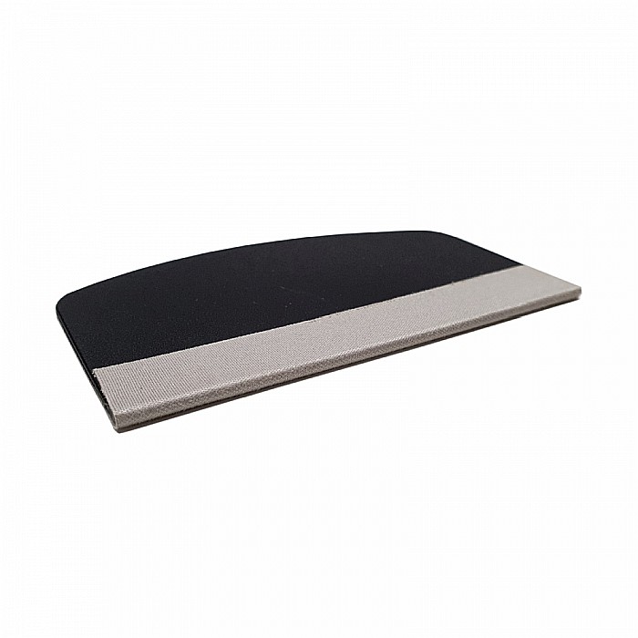 Spatula din plastic si material textil pentru aplicat folii de protectie, 9.3 cm, negru [2]
