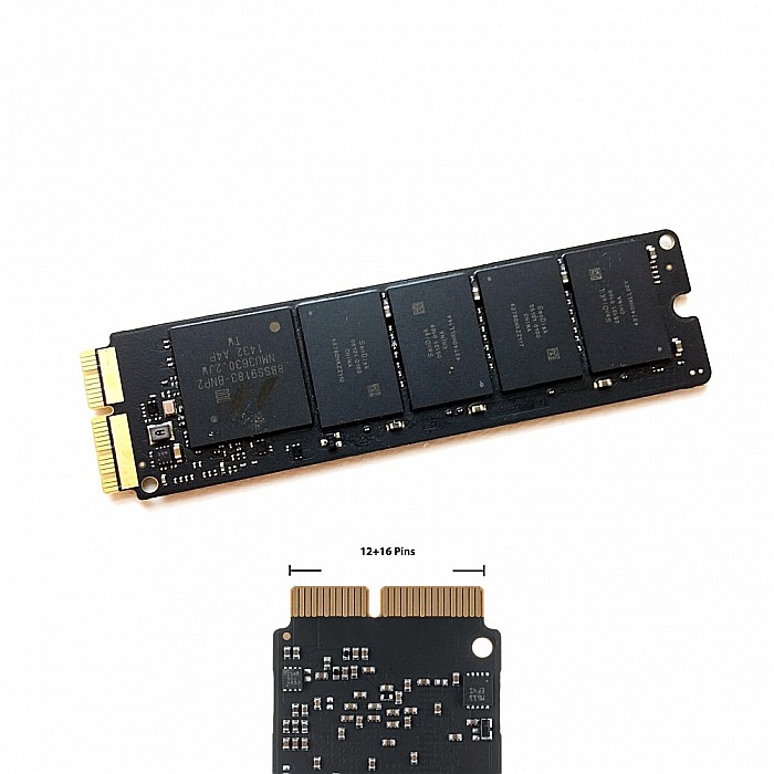 SSD (2015-2017) pentru MacBook Pro A1502 A1398 (Late 2013 - 2015), MacBook Air A1465 A1466 (2013 - 2017) [2]