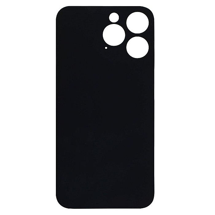 Sticla spate carcasa compatibil cu iPhone 14 Pro Max, Big Hole - Alb [2]