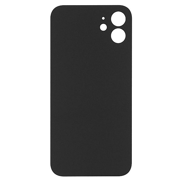 Sticla spate carcasa compatibil cu iPhone 12 Mini, RED, Big hole [2]