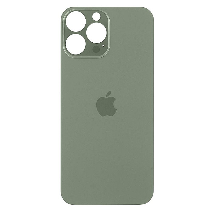 Sticla spate carcasa compatibil cu iPhone 13 Pro, Alpine Green, Big hole [1]