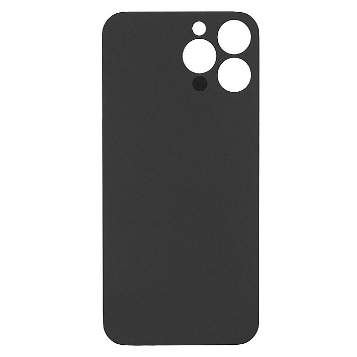 Sticla spate carcasa compatibil cu iPhone 13 Pro, Graphite, Big hole [2]
