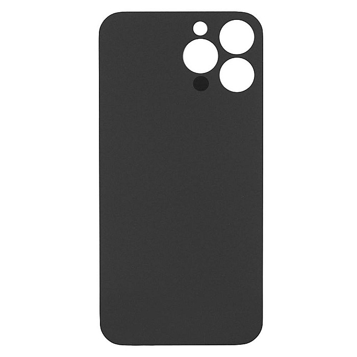 Sticla spate carcasa compatibil cu iPhone 13 Pro Max, Graphite, Big hole [2]