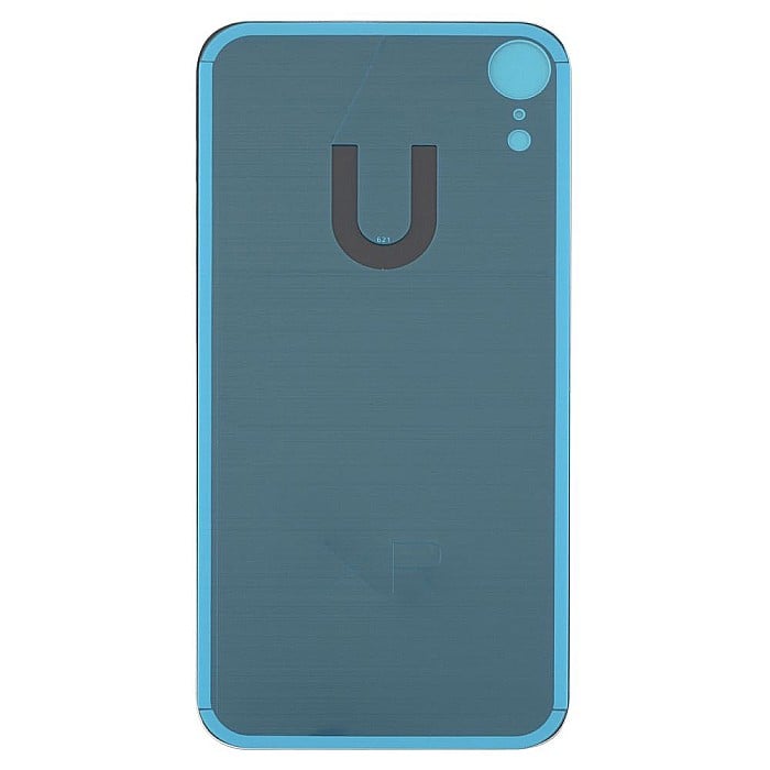 Sticla spate carcasa iPhone XR Alb - Big Hole [2]