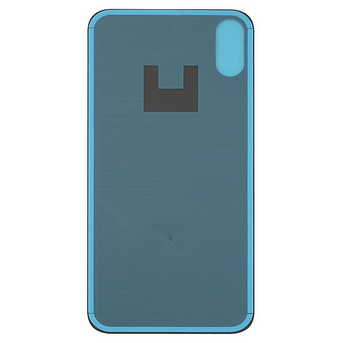 Sticla spate carcasa compatibila cu telefon Apple iPhone XS, Space Grey, Big Hole [2]