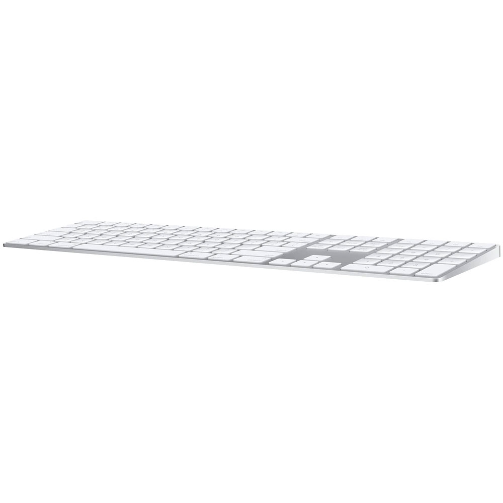 Tastatura Wireless APPLE Magic Keyboard cu numpad (2021), USB, Bluetooth, Layout INT English, alb [3]
