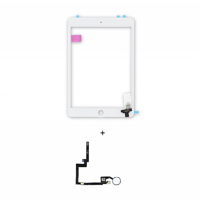 Touchscreen compatibil cu tableta Apple iPad mini 3 A1599, A1600, A1601 - Alb [3]
