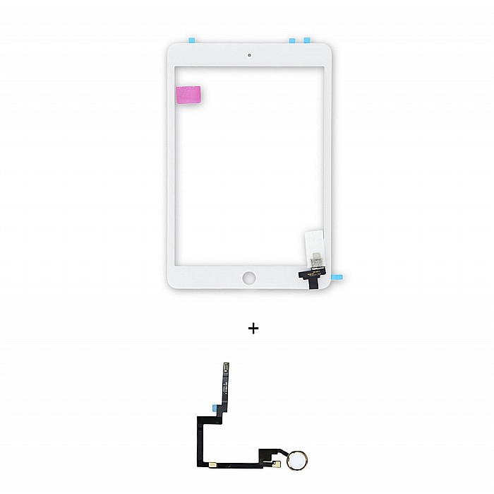 Touchscreen + Buton Home Apple iPad Mini 3 A1599, A1600, A1601 - Gold [2]