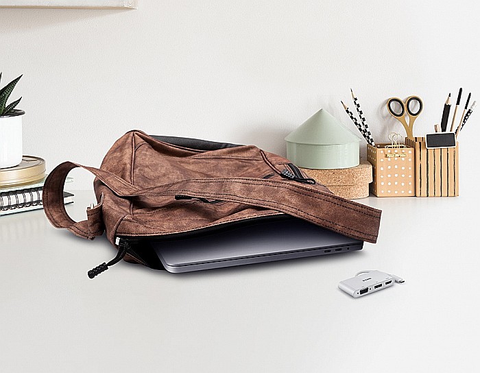 Docking Station Type-C 3in1 - Porturi: HDMI, VGA, Displayport -D-Link, Alb [5]