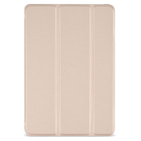 iPad mini (3rd gen) - Husa Magnetica cu spate transparent, colturi intarite pentru iPad Mini 1, 2, 3 7.9 Inch - Auriu
