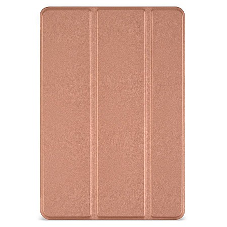 iPad mini (3rd gen) - Husa Magnetica cu spate transparent, colturi intarite pentru iPad Mini 1, 2, 3 7.9 Inch - Rose Gold