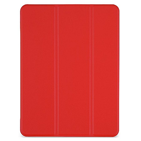 iPad Pro - Husa Magnetica cu spate transparent, colturi intarite pentru iPad Pro 11 Inch 2018, 2020 - Rosu