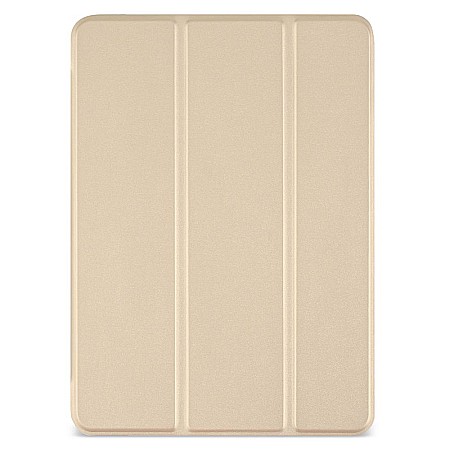 iPad Air (4th gen - 2020) - Husa Magnetica cu spate transparent, colturi intarite pentru iPad Air 4 10.9 Inch - Auriu
