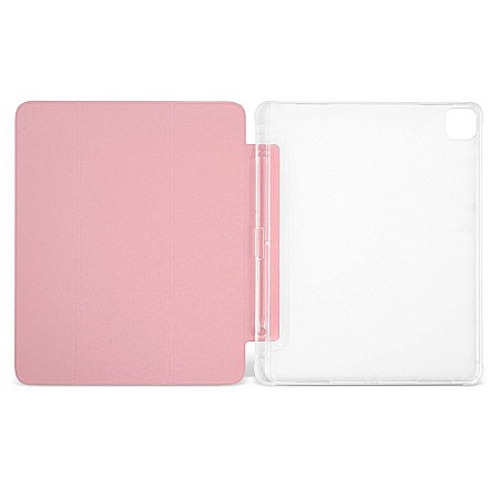 Husa Flip Magnetica cu suport Stylus Pen pentru iPad Pro 12.9 Inch 2020 - Roz [1]