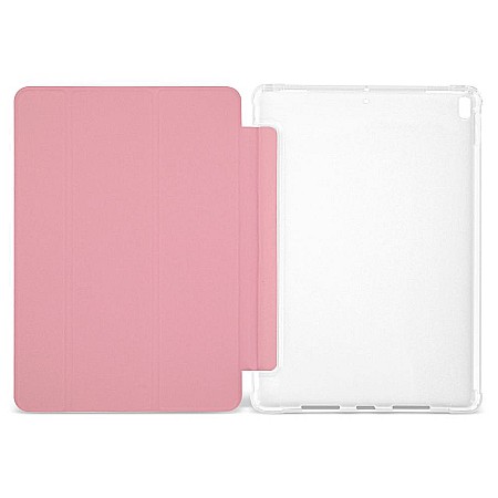 Husa Magnetica cu spate transparent, colturi intarite pentru iPad Air 3, Pro 10.5 Inch - Roz [1]
