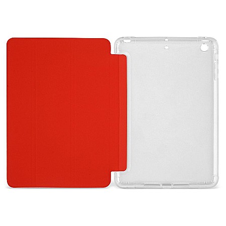 Husa Magnetica cu spate transparent, colturi intarite pentru iPad Mini 1, 2, 3 7.9 Inch - Rosu [1]