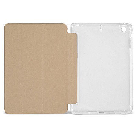 Husa Magnetica cu spate transparent, colturi intarite pentru iPad Mini 1, 2, 3 7.9 Inch - Auriu [1]