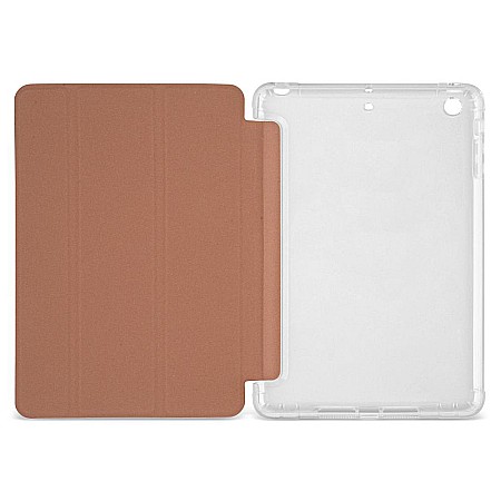 Husa Magnetica cu spate transparent, colturi intarite pentru iPad Mini 1, 2, 3 7.9 Inch - Rose Gold [1]