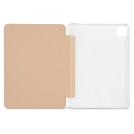 Husa Magnetica cu spate transparent, colturi intarite pentru iPad Pro 11 Inch 2018, 2020 - Auriu [1]