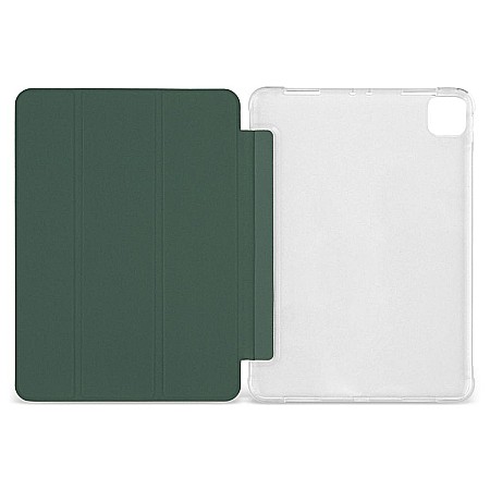 Husa Magnetica cu spate transparent, colturi intarite pentru iPad Pro 11 Inch 2018, 2020 - Dark Green [1]