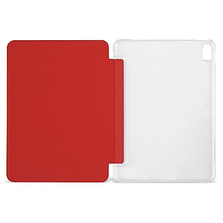 Husa Magnetica cu spate transparent, colturi intarite pentru iPad Air 4 10.9 Inch - Rosu [1]