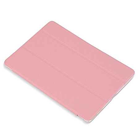 Husa Magnetica cu spate transparent, colturi intarite pentru iPad 7, 8 10.2 Inch - Roz [2]
