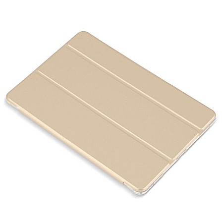 Husa Magnetica cu spate transparent, colturi intarite pentru iPad 7, 8 10.2 Inch - Auriu [2]