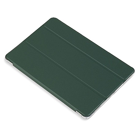 Husa Magnetica cu spate transparent, colturi intarite pentru iPad 7, 8 10.2 Inch - Dark Green [2]