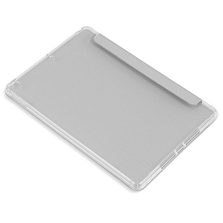 Husa Magnetica cu spate transparent, colturi intarite pentru iPad 7, 8 10.2 Inch - Gri deschis [3]