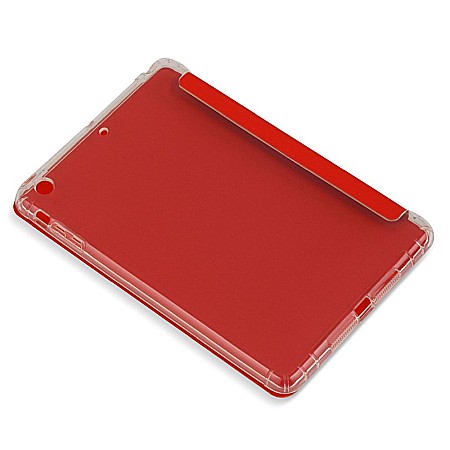 Husa Magnetica cu spate transparent, colturi intarite pentru iPad Mini 1, 2, 3 7.9 Inch - Rosu [3]